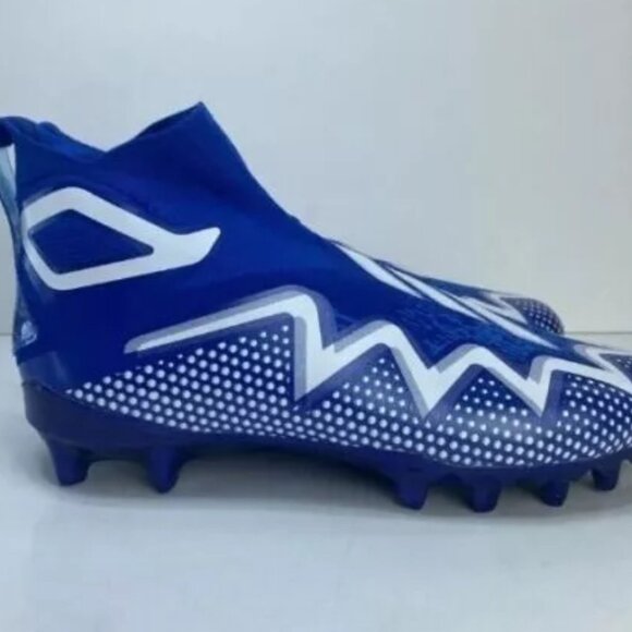 Adidas Freak Ultra 22 Primeknit Blue & White Football Cleats Men Size 14 GZ0468
